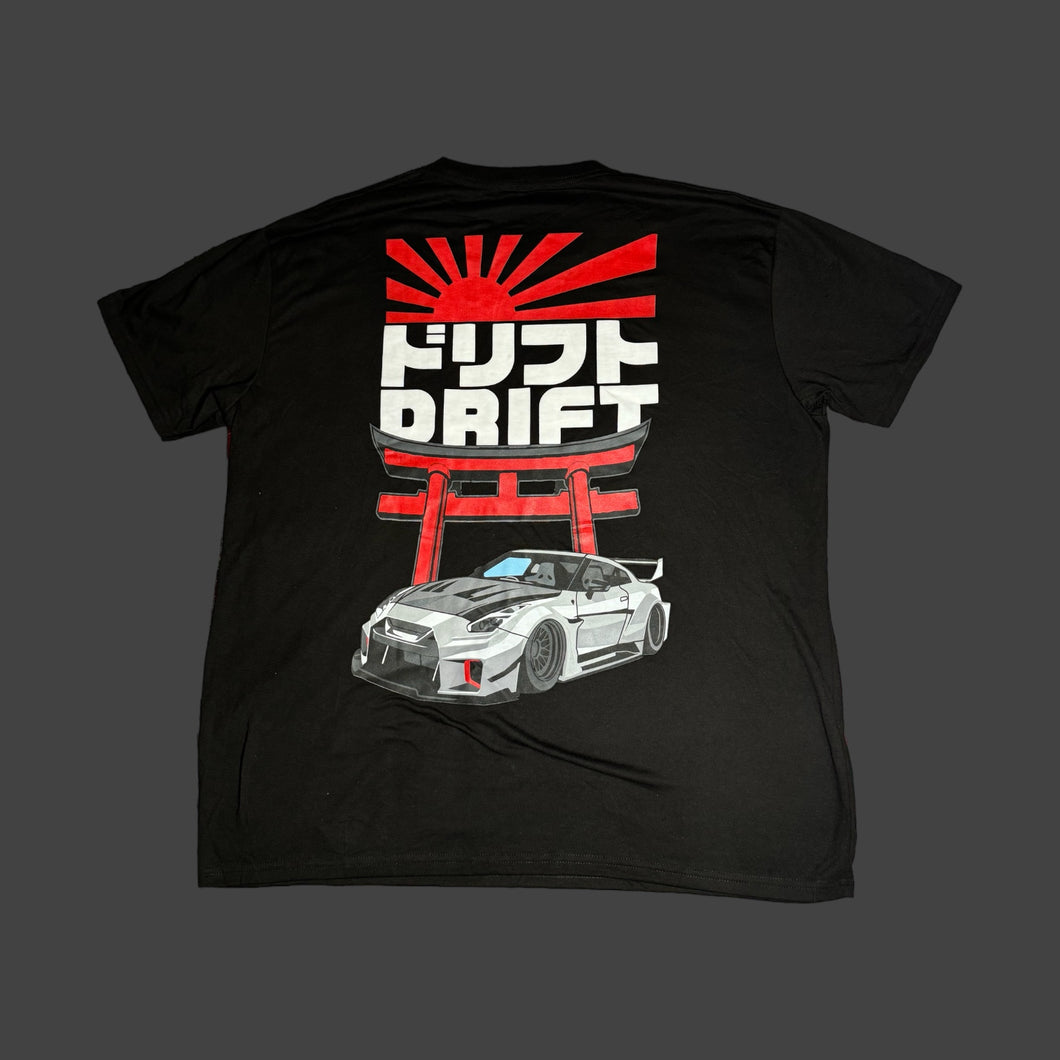 Polera Nissan GT-R R35 Drift Negra